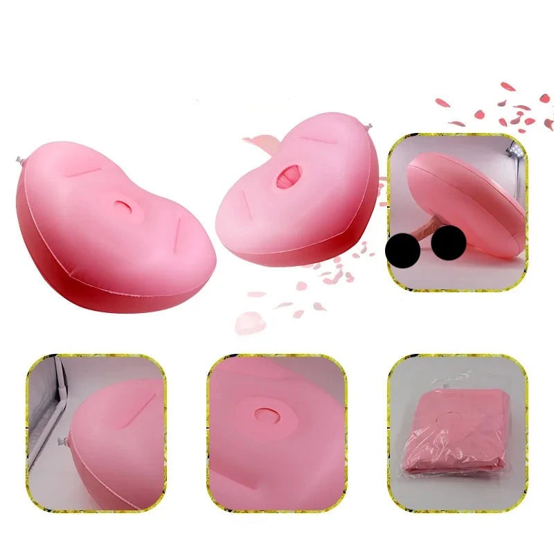 Heart Shaped Inflatable Dildo Base