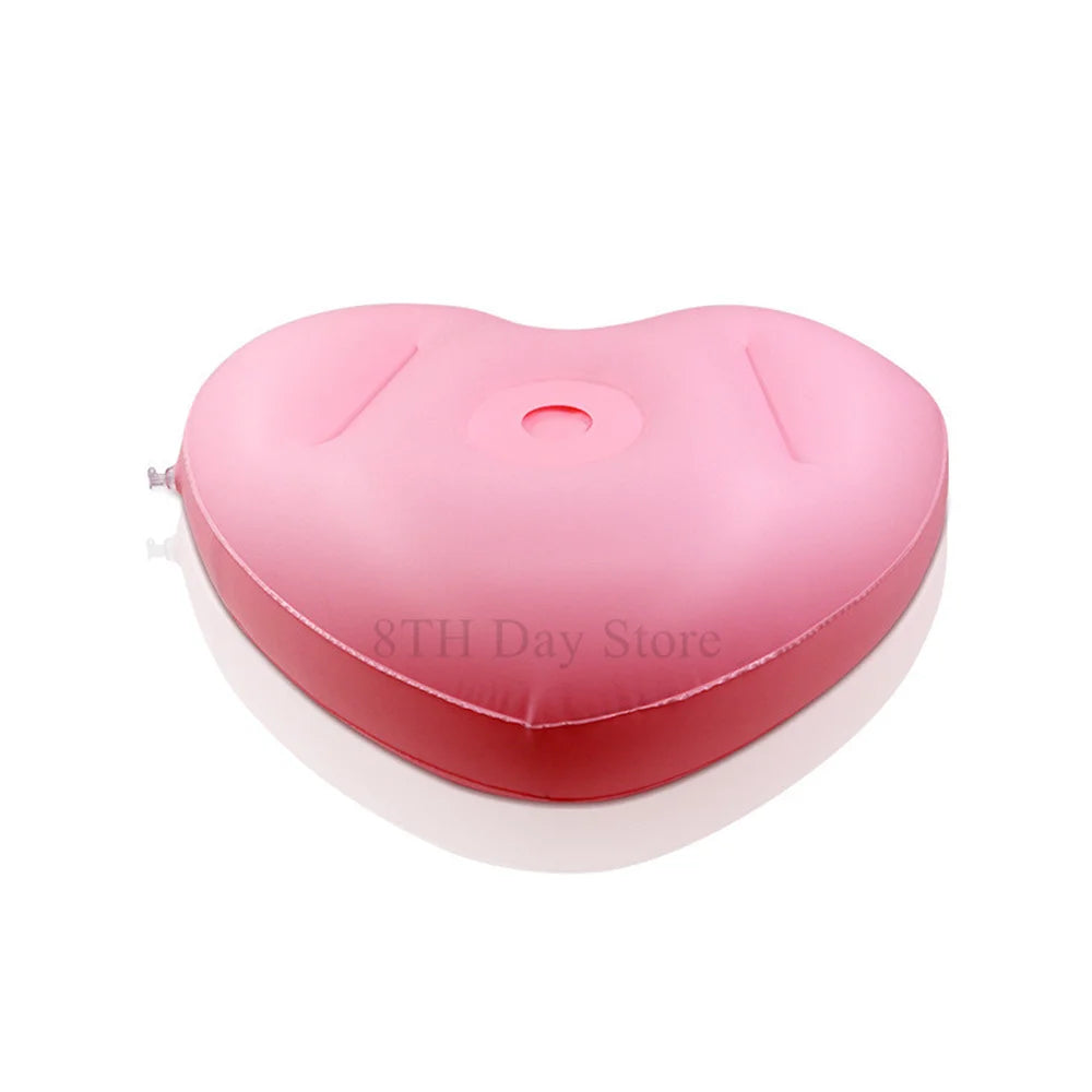 Heart Shaped Inflatable Dildo Base